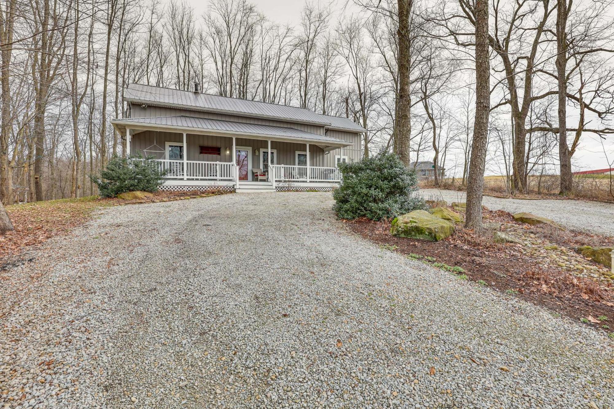 DundeeHappy Haven Hill Cabin With Patio And Fire Pit!别墅 外观 照片